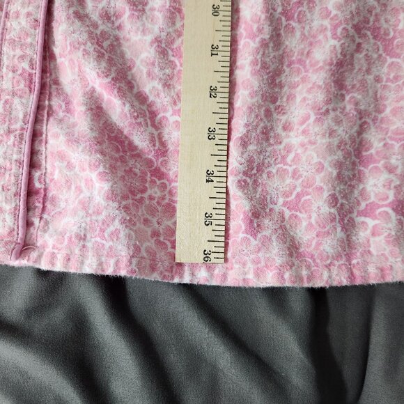 Artistic Fantasy Vintage 90's Nightgown Small Floral Button-Up With Pockets Pink - Picture 14 of 14
